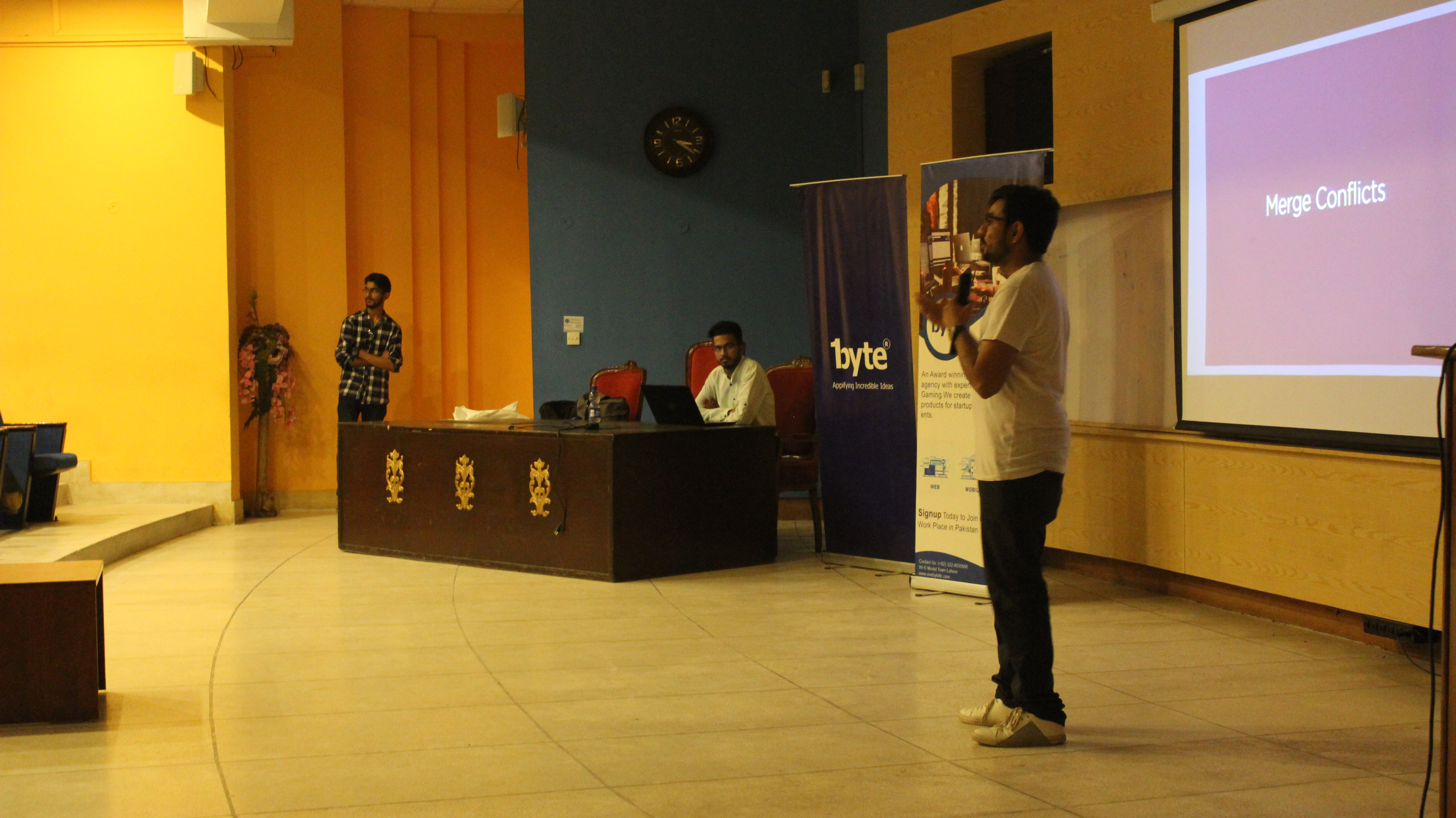 GitHub talk, photo